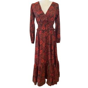 Boemo Womens Hawaiian Flower Long Maxi Dress